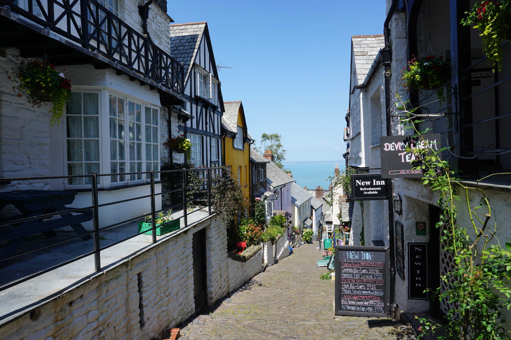 Walking the cobbled streets in Clovelly, North Devon Exploration Journal