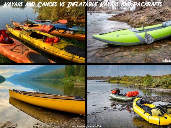 Kayaks and Canoes vs Inflatable Kayaks and Packrafts