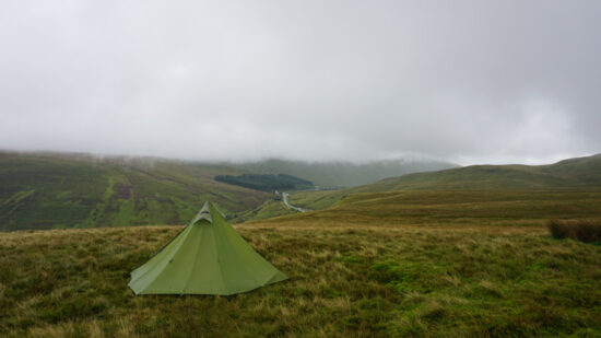 Wild camping in the Brecon Beacons